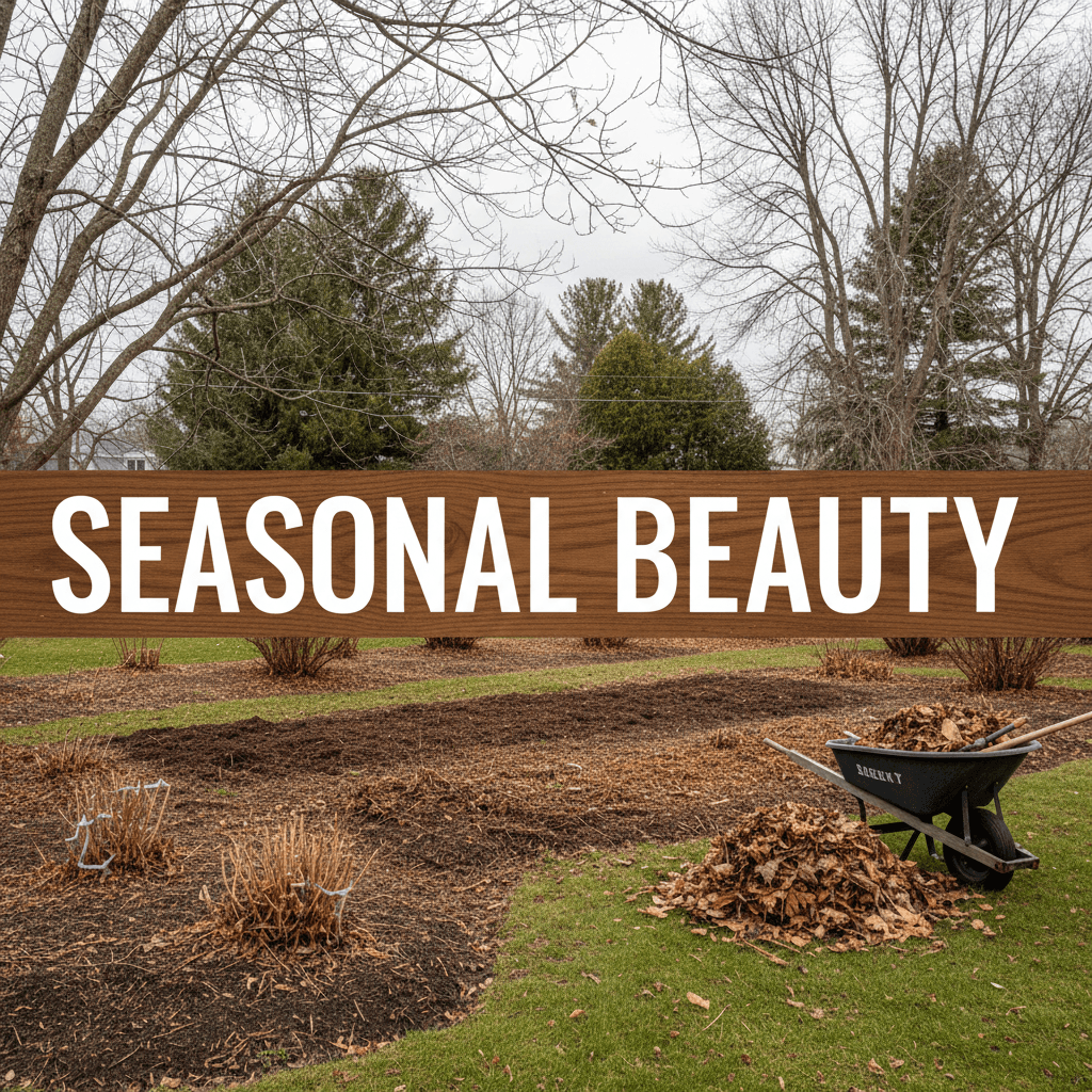 Seasonal yard cleanup and preparation