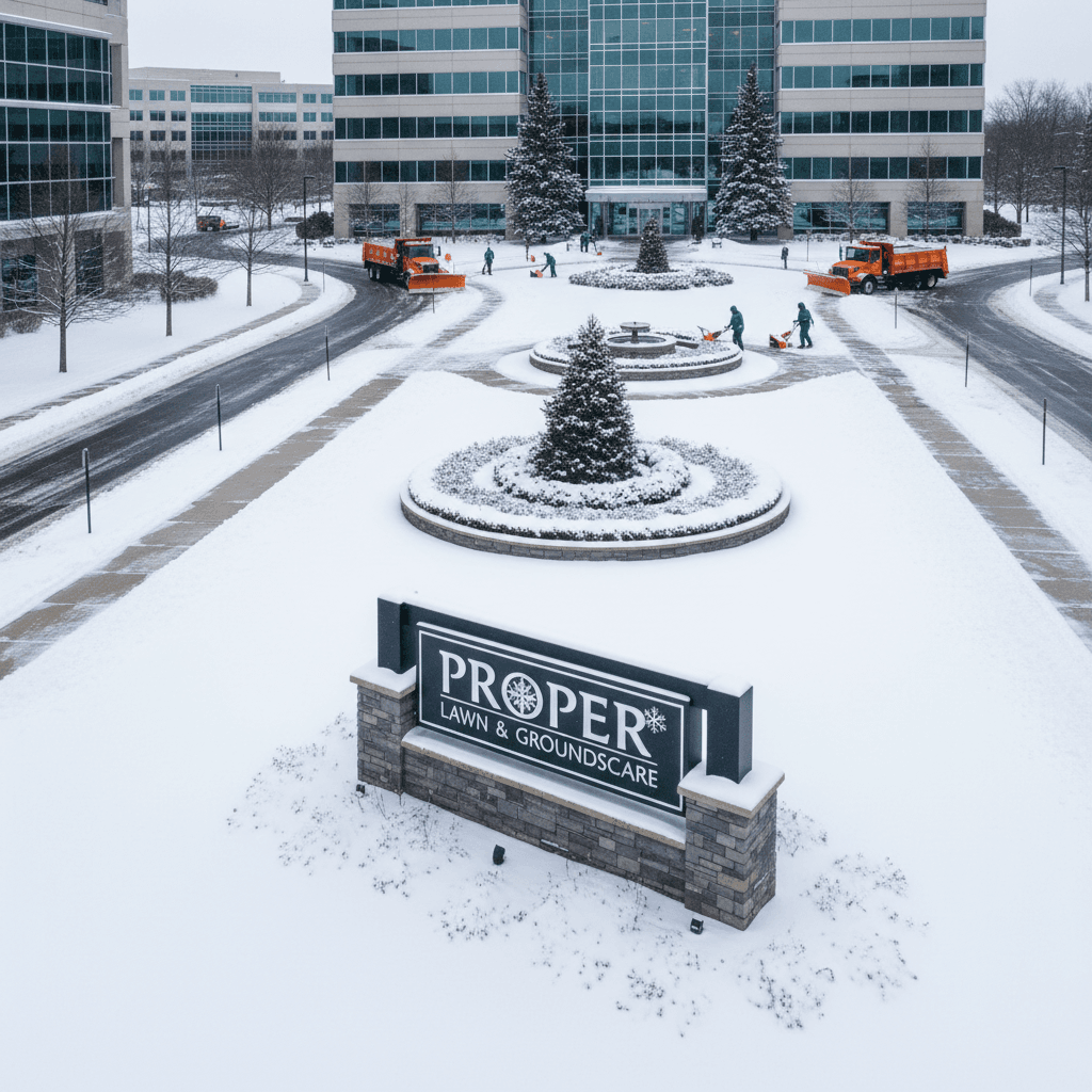 Winter snow removal and maintenance
