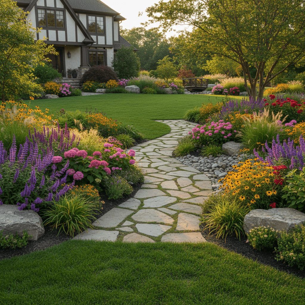 Complete landscape design and installation