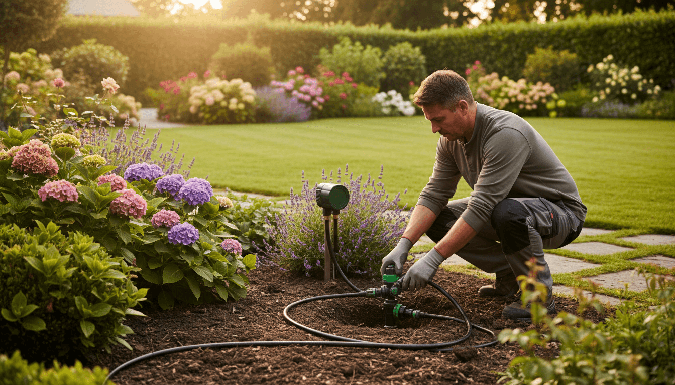 Irrigation system installation and setup